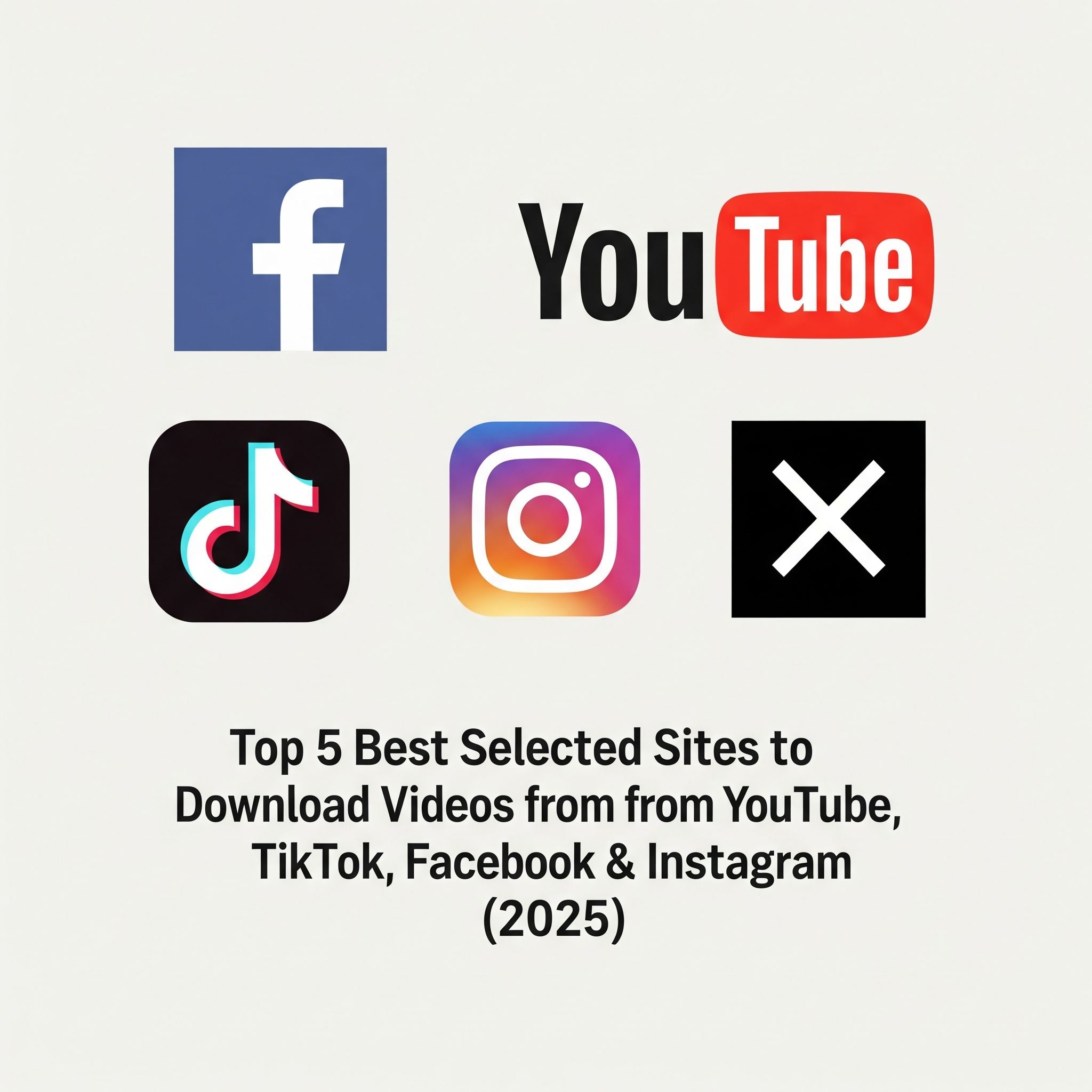 Top 5 Best Sites to Download Videos from YouTube, TikTok, Facebook & Instagram (2025)
